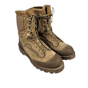 Bates 29592 USMC Tan Leather Combat Boot RAT Hot Weather Vibram Sole Men Size 10